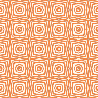 Madalyon pürüzsüz desen. Turuncu simetrik