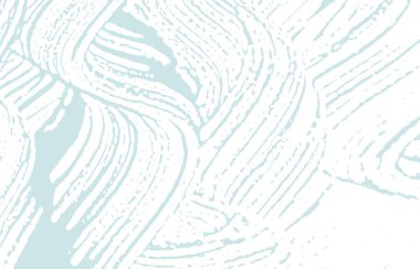 Grunge dokusu. Üzücü mavi iz. Tuhaf bir geçmiş. Gürültü iğrenç grunge dokusu. Hassas sanatsal yüzey. Vektör illüstrasyonu.