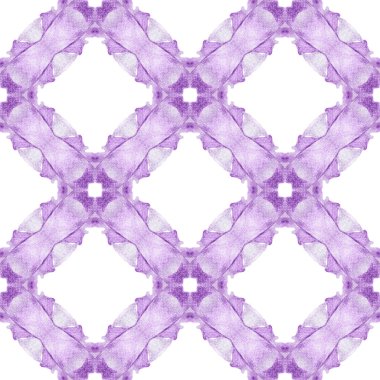 Tekstil hazır baskı, mayo kumaş, duvar kağıdı, ambalaj. Mor ekstra boho şık yaz tasarımı. El yapımı Arabesk tasarımı. Doğulu arabesk el çizimi sınır.