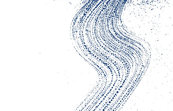 Grunge dokusu. Üzüntü çivit pürüzü. Zarif bir geçmişi var. Gürültü iğrenç grunge dokusu. Enfes sanatsal bir yüzey. Vektör illüstrasyonu.