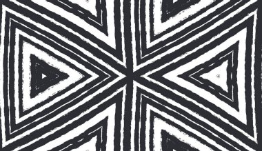 Tekrar eden mayo tasarımı. Siyah simetrik kaleydoskop. Yaz çöreği şekeri desenli. Tekstil hazır muhteşem baskı, mayo kumaş, duvar kağıdı, ambalaj..