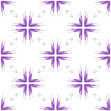 Çizgili el çizimi tasarımı. Mor muhteşem boho şık yaz tasarımı. Tekrar eden çizgili el çizgisi sınırı. Tekstil hazır şirin baskı, mayo kumaş, duvar kağıdı, ambalaj..