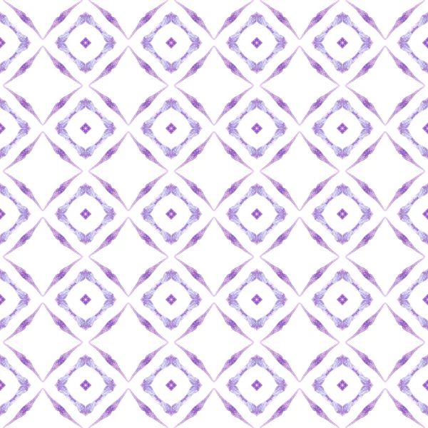 Borda Oriental Arabesca Desenhada Mão Roxo Popular Boho Design Chique — Fotografia de Stock