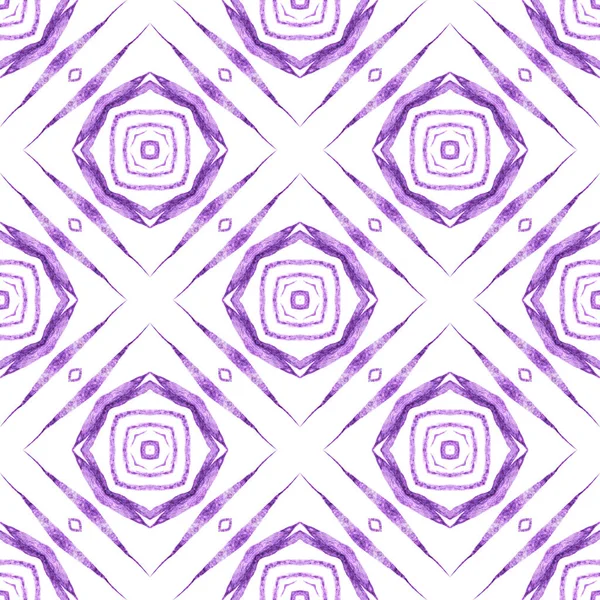 Patrón Acuarela Chevron Diseño Veraniego Boho Chic Púrpura Divertido Textil — Foto de Stock
