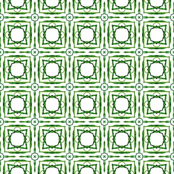 Textiel Klaar Exquise Print Badmode Stof Behang Verpakking Groen Magnetisch — Stockfoto
