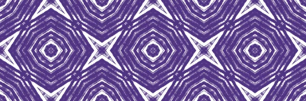 Exotische Nahtlose Grenze Lila Symmetrischer Kaleidoskop Hintergrund Magnetisches Dekorationselement Für — Stockfoto