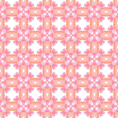 Organik fayans. Turuncu hoş boho şık yaz tasarımı. Tekstil hazır muhteşem baskı, mayo kumaş, duvar kağıdı, ambalaj. Moda organik yeşil kenar.