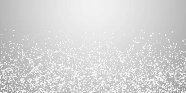 Increíble Caída Nieve Fondo Navidad Sutiles Copos Nieve Voladores Estrellas — Vector de stock