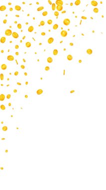 Amerikan dolarları düşüyor. En uygun dağınık Amerikan Doları. Amerikan parası. Büyük ikramiye, servet ya da başarı konsepti. Vektör illüstrasyonu.