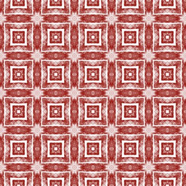 Dokulu çizgili desen. Kestane rengi simetrik kaleydoskop. Moda desenli şerit tasarımı. Tekstil hazır. Takdire şayan baskı, mayo kumaş, duvar kağıdı, ambalaj..