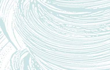 Grunge dokusu. Üzücü mavi iz. Kalın bir arka plan. Gürültü iğrenç grunge dokusu. Güzel sanatsal yüzey. Vektör illüstrasyonu.