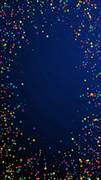 Confettis Resplendissants Festifs Des Stars Fête Confettis Colorés Sur Fond — Image vectorielle