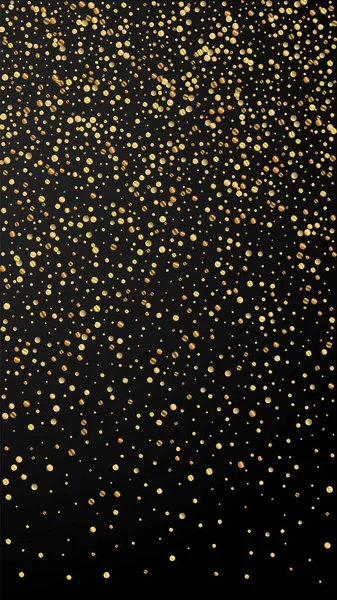 Délicieux Confettis Festifs Des Stars Fête Confettis Sur Fond Noir — Image vectorielle