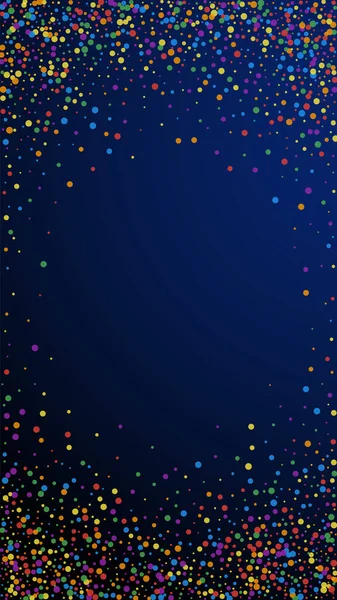 Confettis Festifs Favorables Des Stars Fête Confettis Arc Ciel Sur — Image vectorielle