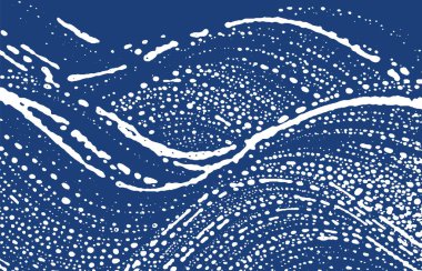 Grunge dokusu. Üzüntü çivit pürüzü. Enfes bir arka plan. Gürültü iğrenç grunge dokusu. Güzel sanatsal yüzey. Vektör illüstrasyonu.