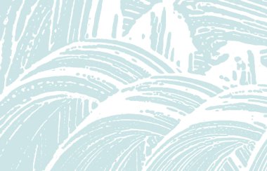 Grunge dokusu. Üzücü mavi iz. Klasik arka plan. Gürültü iğrenç grunge dokusu. İdeal sanatsal yüzey. Vektör illüstrasyonu.