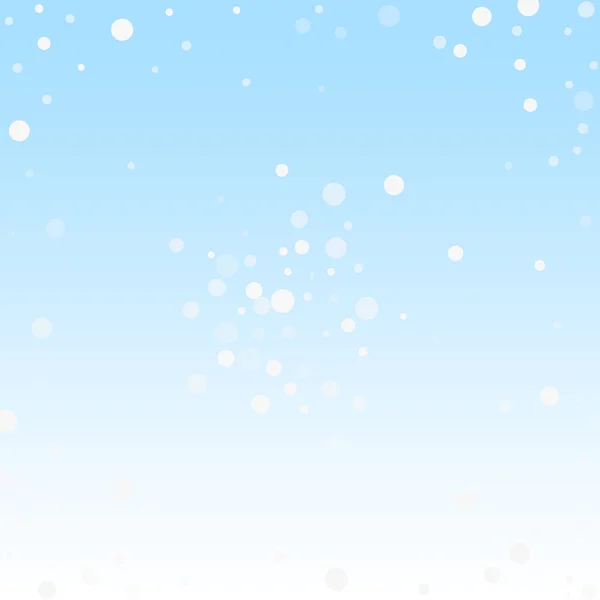 Fond Noël Pois Blancs Flocons Neige Volants Subtils Étoiles Sur — Image vectorielle