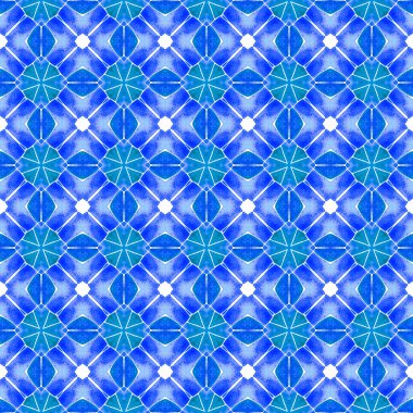 Çizgili el çizimi tasarımı. Mavi mükemmel boho şık yaz tasarımı. Tekrar eden çizgili el çizgisi sınırı. Tekstil hazır süslü baskı, mayo kumaş, duvar kağıdı, ambalaj..