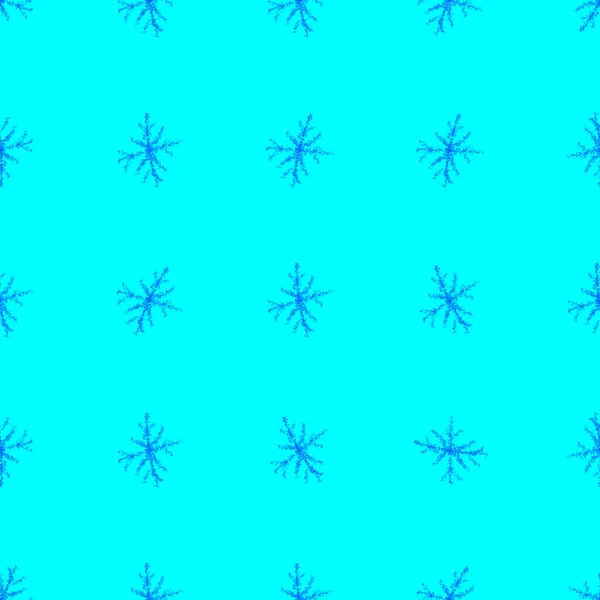 Hand Drawn Snowflakes Christmas Seamless Pattern Subtle Flying Snow Flakes — Stock Photo, Image