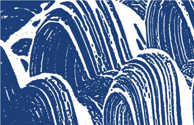 Grunge dokusu. Üzüntü çivit pürüzü. Kendinden geçmiş bir arkaplan. Gürültü iğrenç grunge dokusu. Güzel sanatsal bir yüzey. Vektör illüstrasyonu.