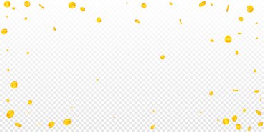 Tayland baht sikkeleri düşüyor. Güzel dağınık THB paraları. Tayland parası. Kusursuz ikramiye, servet ya da başarı konsepti. Vektör illüstrasyonu.