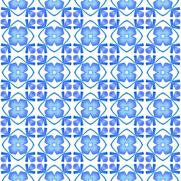 Têxtil Pronto Impressão Bonita Tecido Swimwear Papel Parede Embrulho Azul — Fotografia de Stock