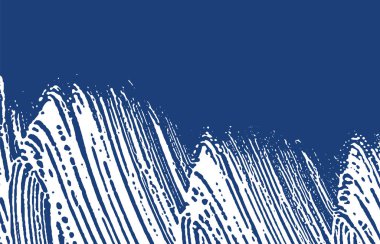 Grunge dokusu. Üzüntü çivit pürüzü. Egzotik bir geçmiş. Gürültü iğrenç grunge dokusu. Nefes kesici sanatsal yüzey. Vektör illüstrasyonu.