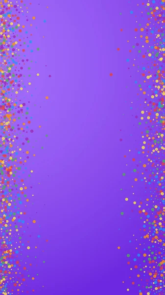 Festliches Ekstatisches Konfetti Feierstars Fröhliches Konfetti Auf Violettem Hintergrund Feine — Stockvektor