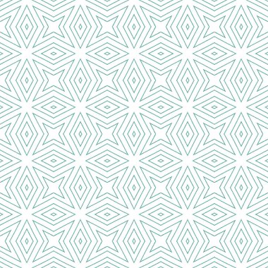 Arabesk el çizimi desen. Turkuaz