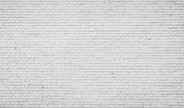 Soyut yıpranmış doku, eski açık gri alçı boyası ve kırsal odada eskimiş beyaz tuğla duvar arka planı, kirli paslı taş işçiliği teknolojisi duvar kağıdı rengi yatay mimari duvar kağıdı.