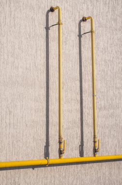 gaz kaynağı boru bir evde