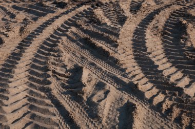 Kum tepeleri araba parça