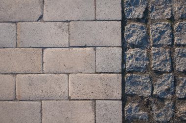 tuğla ve taş kaldırım arka plan