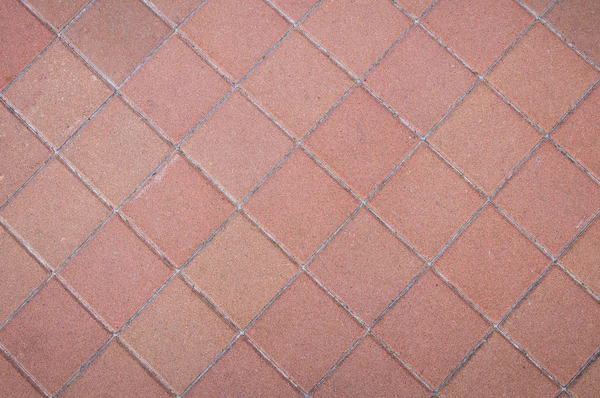 Fondo de piso de ladrillo cemento rojo — Foto de Stock
