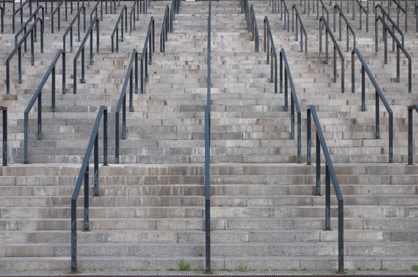 철 난 간 돌 계단 배경 — 스톡 사진
