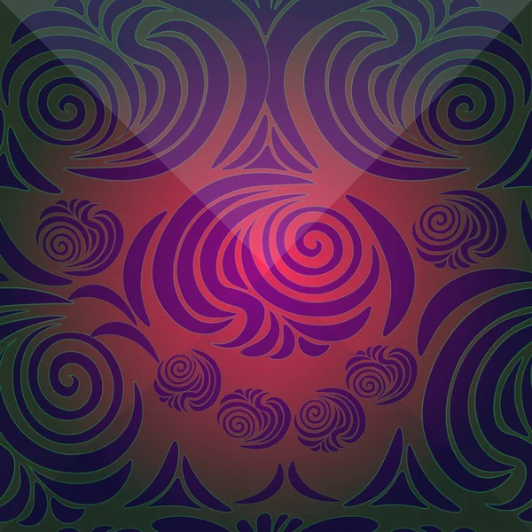 çiçek desenli brink karanlık ile. vektör çizim