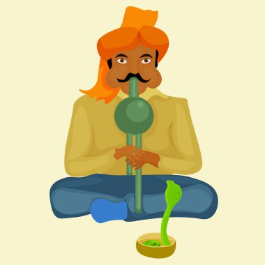 çapkın saz. vektör çizim