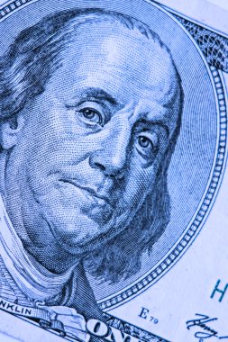  Benjamin Franklin yakın çekim portre. Kavram ve fikirler