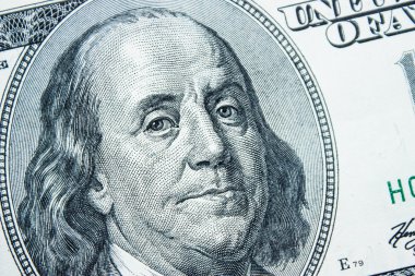  Benjamin Franklin yakın çekim portre. Kavram ve fikirler