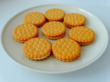 bir tabak lezzetli Kurabiye