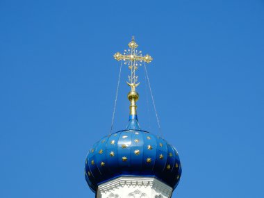 Arzamas içinde kilisenin kubbesi