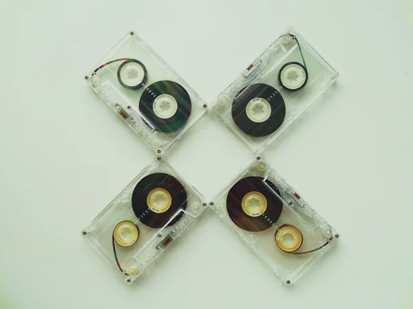 Audio kazetták-felvevő — Stock Fotó