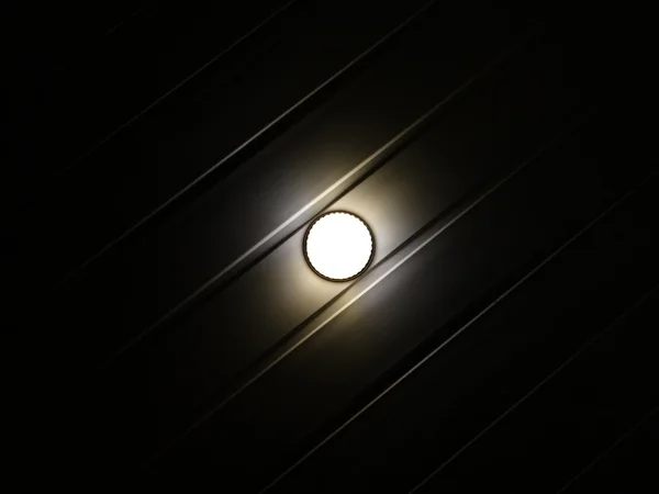 Luce notturna sul soffitto — Foto Stock