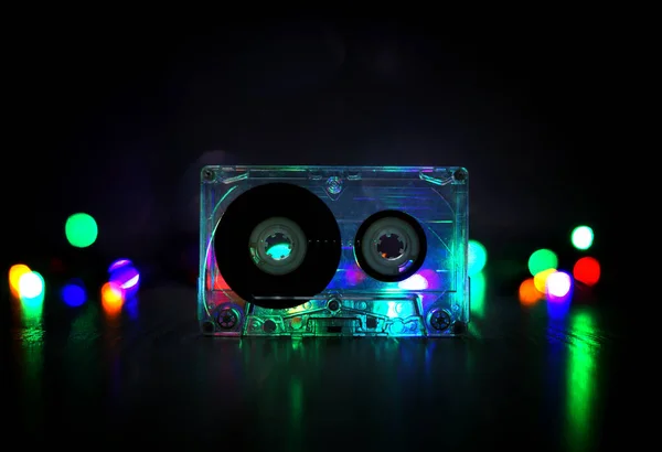 Funda Fondo Pantalla Fondo Música Casete Audio 70S 80S 90S — Foto de Stock