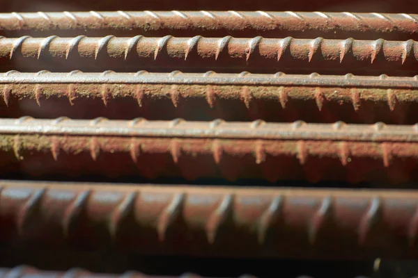 Rusty iron rods — Stock Photo, Image