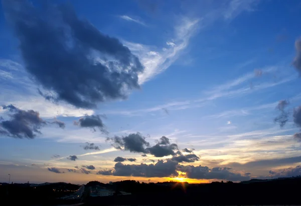 Прекрасне небо під час заходу сонця — стокове фото