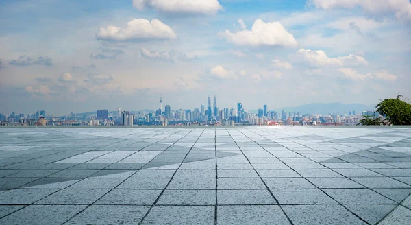 Panoramic city skyline — Stock Photo, Image