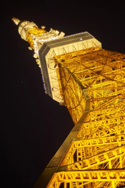 Osvětlené Tokyo Tower — Stock fotografie