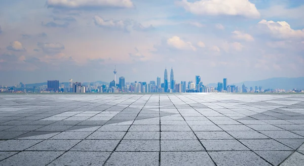 Skyline van de stad panoramisch — Stockfoto