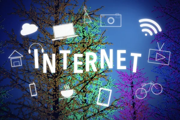 İnternet teknolojisi kavramı — Stok fotoğraf